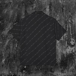 Jagged Short Sleeve Button Up