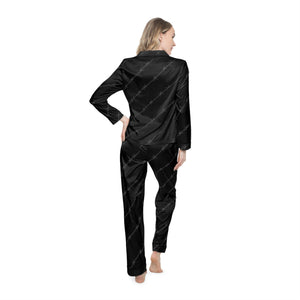 Jagged Satin Pajamas