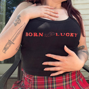 Born Lucky Tank Top